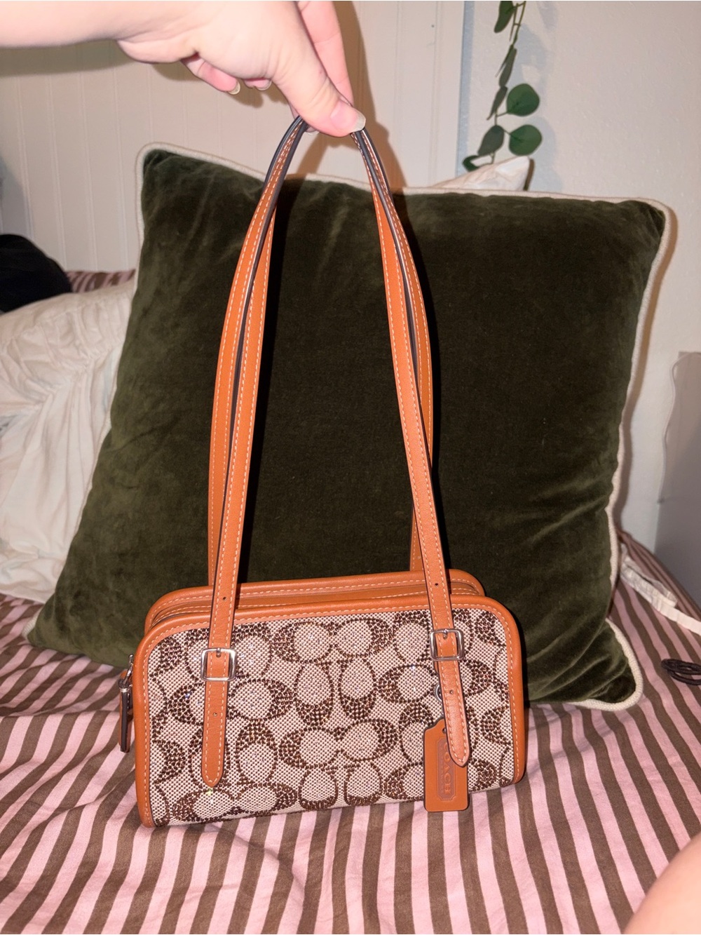 Coach Crystal Swing Bag